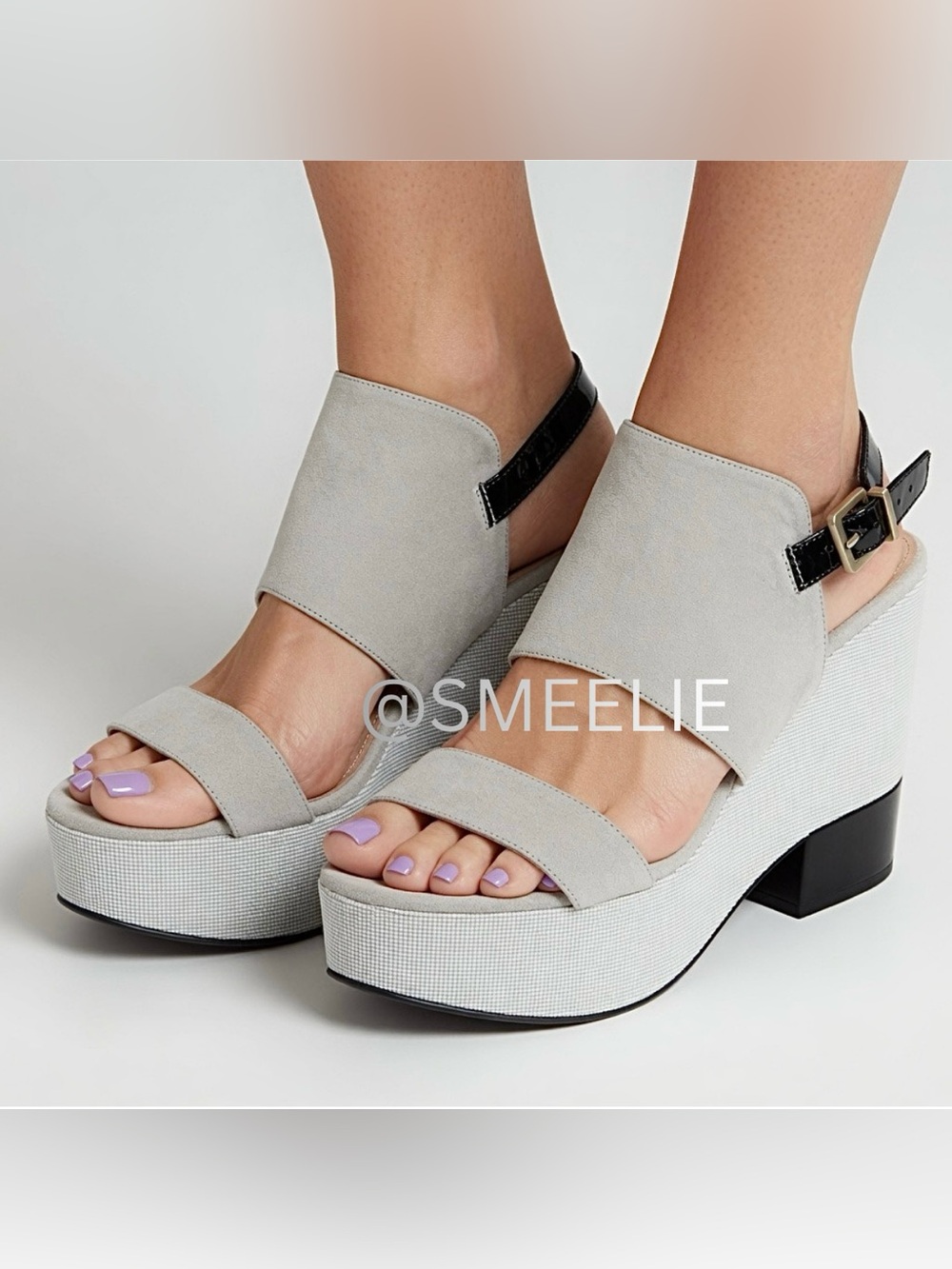 ROBERT CLERGERIE X A.L.C. suede platform sandal